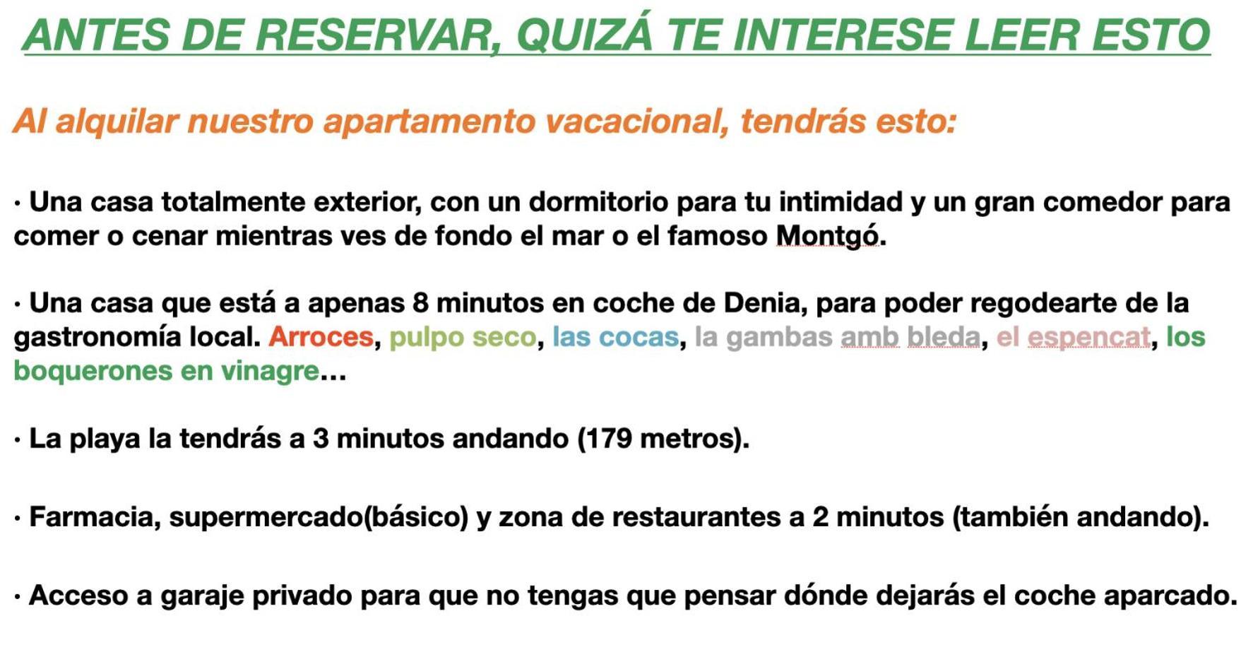 德尼亚La Playa A 2 Minutos Y 14 Segundos A Pie公寓 外观 照片